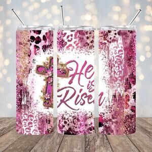 He Is Risen 20oz Tumbler With Straw